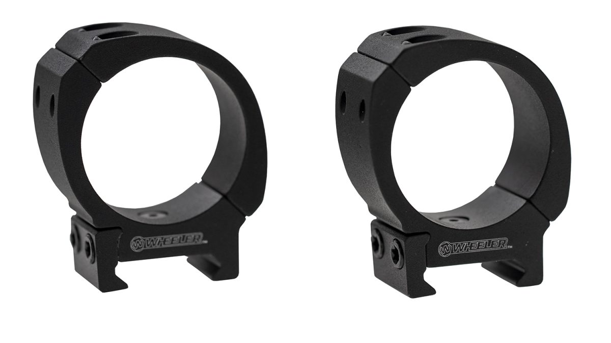 Wheeler 1133755 Sporter Scope Rings  Black 34Mm High