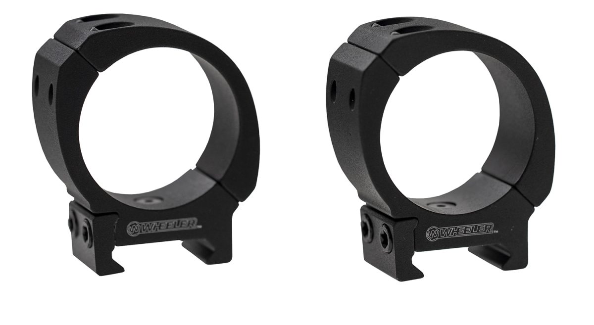 Wheeler 1133752 Sporter Scope Rings  Black 30Mm High