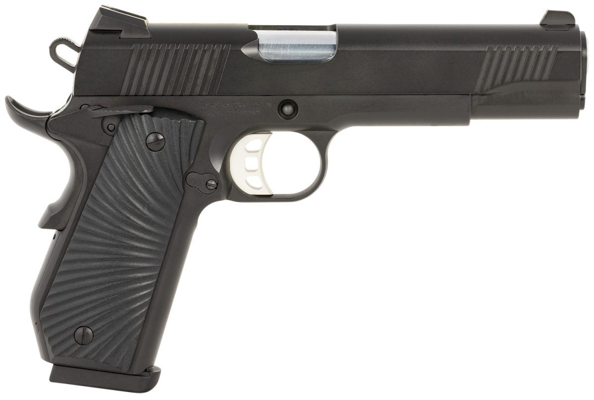 Sds Imports 10100502 1911 Stingray Carry 45 Acp 8+1 5&Quot; Stainless Steel Barrel, Black Cerakote Serrated Slide, Black Cerakote Steel Frame W/Beavertail Black Sunburst G10 Grips