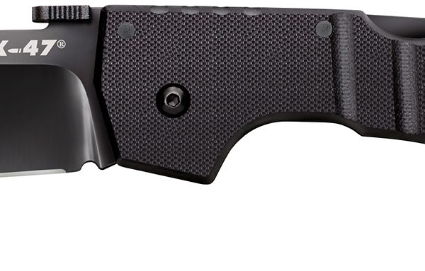 Cold Steel CS58M AK  3.50" Folding Clip Point Plain Black Matte S35VN SS Blade/5.50" Black G10 Handle Includes Belt Clip