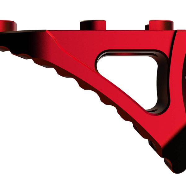 Rise Armament RA030RR Micro Hand Stop  Skeletonized RISE Red Aluminum for M-LOK Handgaurd