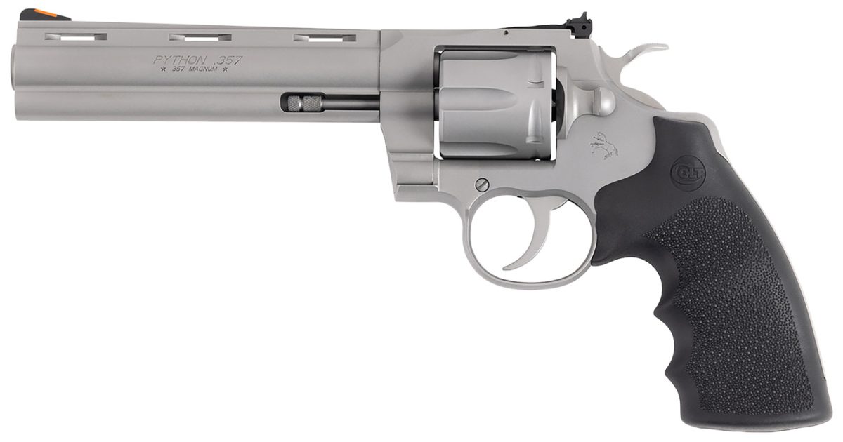 Colt Mfg Pythonsm6Rts Python  357 Mag 6 Shot, 6&Quot; Recessed Target/Vent Rib