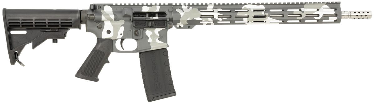 Great Lakes Firearms Gl15223Ssmu Ar-15 Mission 223 Wylde 30+1 16&Quot;, Urban Camo Rec/15&Quot; M-Lok Handguard, Black Carbine Stock &Amp; A2 Grip, Muzzle Brake