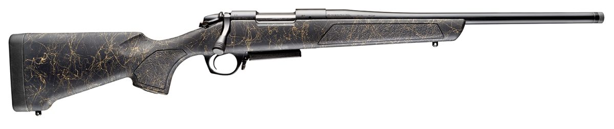 Bergara Rifles B14S907 B-14 Stoke 7Mm-08 Rem 4+1, 20&Quot; Graphite Black Cerakote #4.5 Contour Threaded Barrel, Graphite Black Cerakote Steel Receiver, Black Webbed Tan Fixed W/Softtouch Synthetic Stock