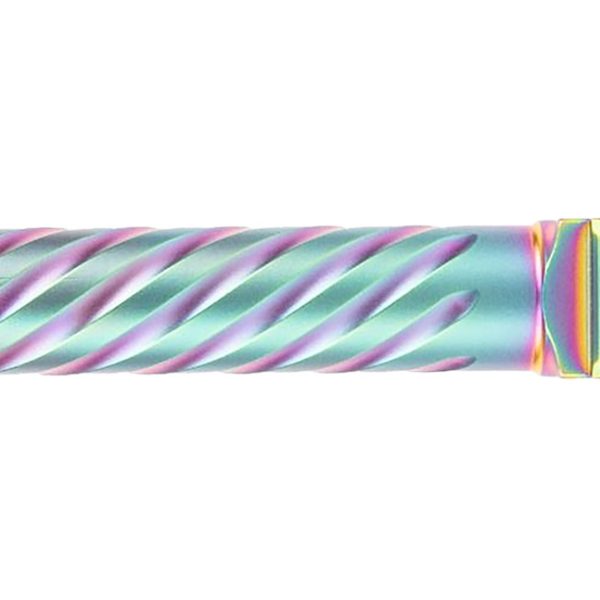 Ballistic Advantage BAPSG195T3W Premium Series  Threaded/Spiral Fluted, 9mm Luger, Iridescent PVD, Fits Glock 19 Gen 3-5