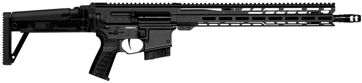 Cmmg 60Aa90Cab Dissent Mk4 6Mm Arc 10+1 (2) 16.10&Quot;, Black Armor, Side Charging Handle Rec, 15&Quot; M-Lok Handguard, Side Folding Stock, Zeroed Grip, Muzzle Brake, 60/90 Ambi Safety, Adj. Gas Block