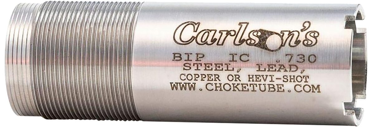 Carlson'S Choke Tubes 59963   Browning Invector Plus 12 Gauge Improved Cylinder Stainless Steel