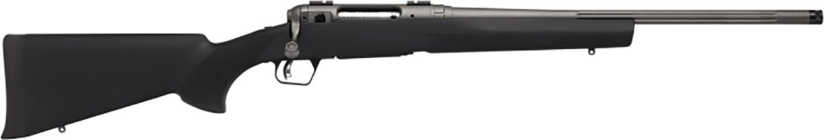 Savage Arms 58272 110 Trail Hunter Lite Full Size 400 Legend 4+1 20&Quot; Fluted/Threaded Barrel, Drilled &Amp; Tapped Steel Receiver, Black Fixed Synthetic Stock