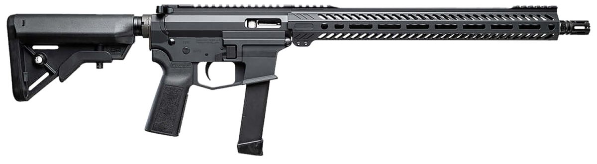 Angstadt Arms Aaudp09R0R Udp-9  9Mm Luger 15+1 16&Quot; Black Melonite Threaded Barrel, Black Cerakote Picatinny Rail Aluminum Receiver, 15&Quot; M-Lok Handguard, Black Synthetic B5 Bravo Stock