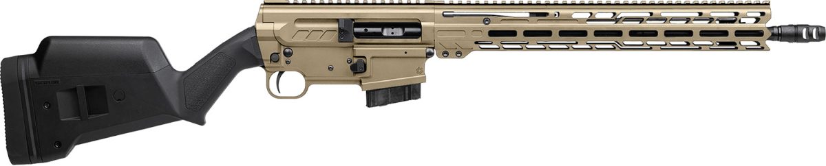 Cmmg 60Ab40Cct Dissent Br4 *Ca Compliant 6Mm 10+1 16.10&Quot; Coyote Tan Cerakote Aluminum Receiver, Magpul Sga Stock, Zeroed Drop-In Single Stage Trigger