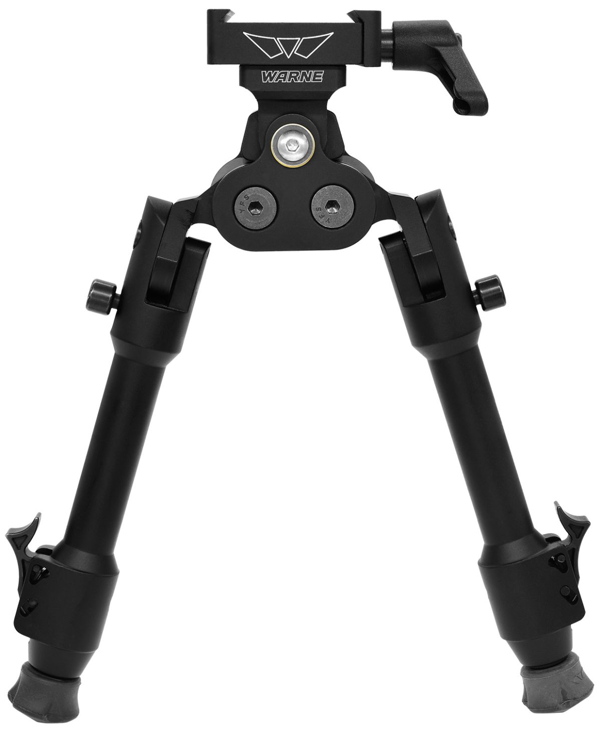 Warne 7924M Skyline Pro Bipod  Black Anodized Arca Interface Head With Precision Legs