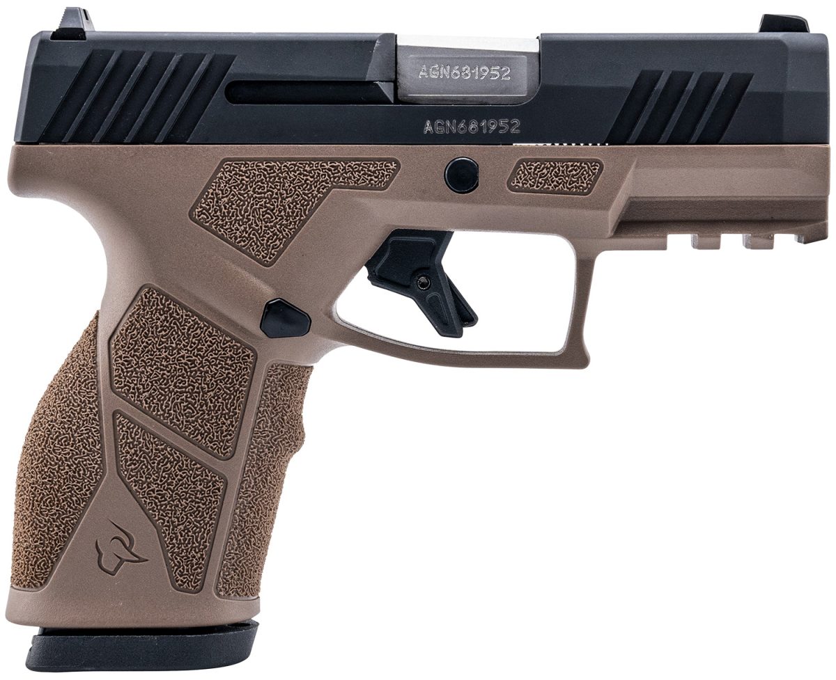 Taurus 1-Gx2931B Gx2  9Mm 13+1 3.37&Quot; Matte Stainless Steel Barrel, Matte Black Serrated Stainless Steel Slide, Brown Stainless Steel Frame W/Picatinny Rail, Polymer Grip