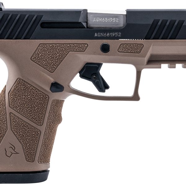Taurus 1-GX2931B GX2  9mm 13+1 3.37" Matte Stainless Steel Barrel, Matte Black Serrated Stainless Steel Slide, Brown Stainless Steel Frame w/Picatinny Rail, Polymer Grip