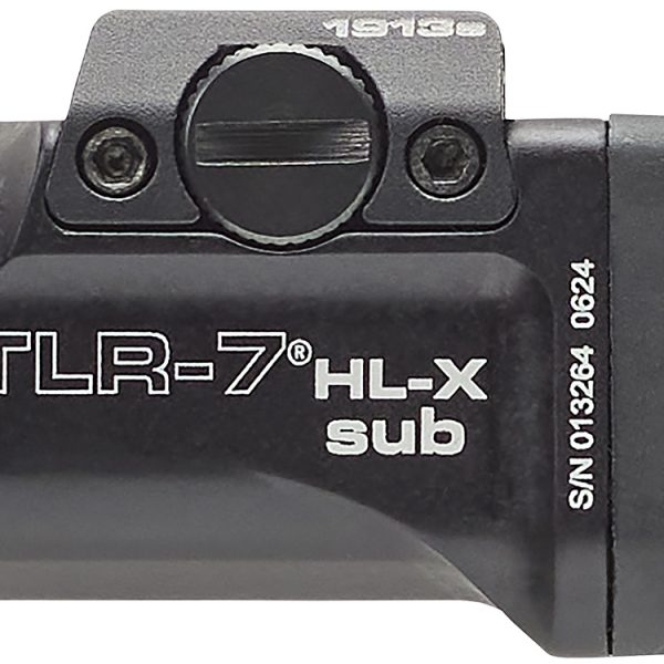 Streamlight 69505 TLR-7 HL-X SUB USB  Black 6000 Series Aluminum 1913 1000 Lumens