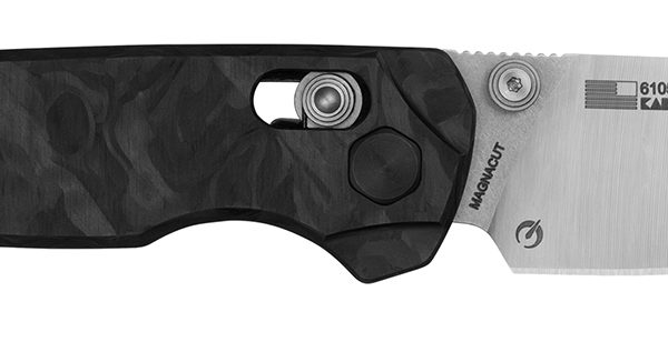 Kershaw 6105CF Bel Air  Folding/Reverse Tanto Plain Blackwash CPM MagnaCut Steel Blade/Bright Nickel Cerakote 6061-T6 Aluminum Handle