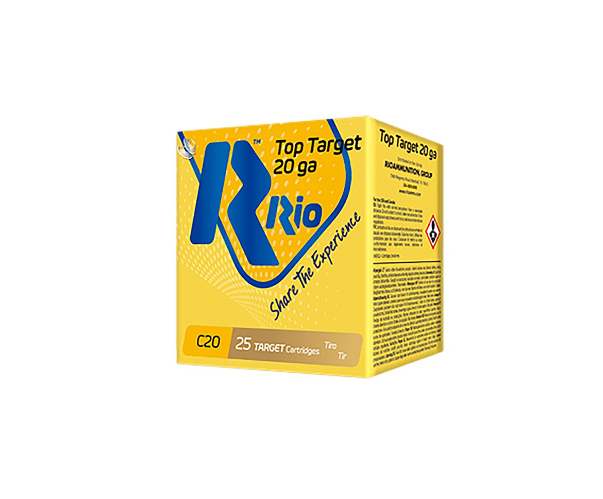 Rio Ammunition Tt2075 Top Target  20Gauge 2.75&Quot; 7/8Oz 7.5Shot 25 Per Box/10 Case