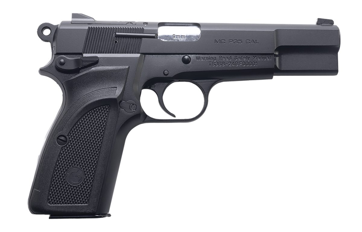 Girsan 390451 Mcp 35 *Ca Compliant 9Mm Luger 10+1 4.87&Quot; Stainless Steel Barrel, Matte Black Serrated Steel Slide, Black Steel Frame, Textured Grip