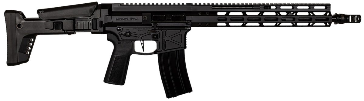 Global Ordnance Llc 197892003216 Monolithic  5.56 Nato 16&Quot; Barrel, Keymod Handguard, Modular Black Stock, Black Polymer Grip