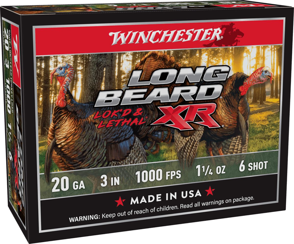 Winchester Ammo Stlb2036 Long Beard Xr Shot-Lok 20Gauge 3&Quot; 1 1/4Oz 6Shot 10 Per Box/10 Case