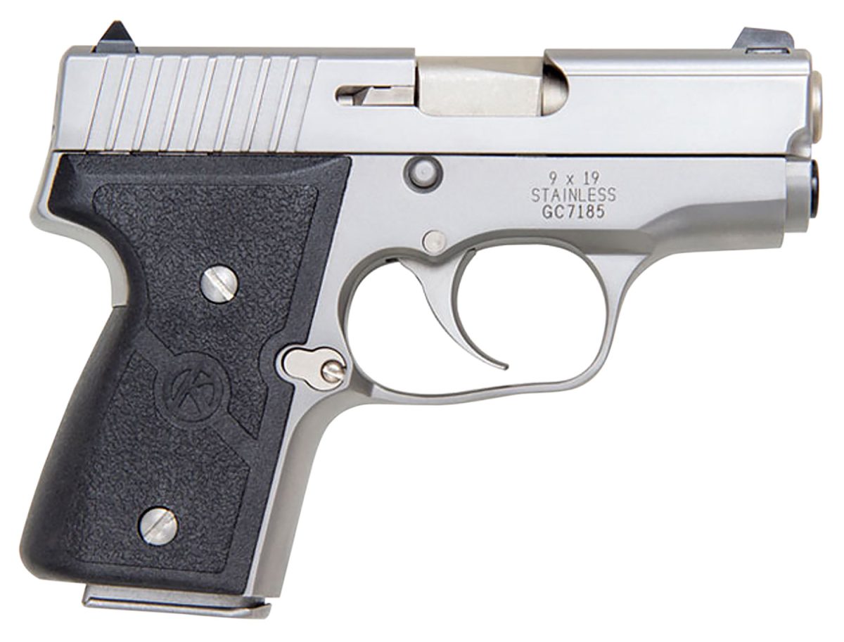 Kahr Arms M9093A Mk *Ca Compliant 9Mm Luger Caliber With 3&Quot; Barrel, 6+1 Or 7+1 Capacity, Overall Matte Stainless Steel Finish, Serrated Slide &Amp; Textured Wraparound Black Nylon Grip