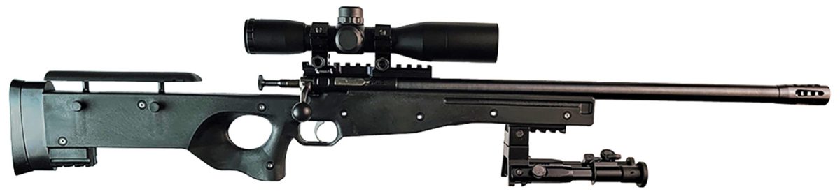 Crickett Ksa2159 Cpr Complete Package 22 Lr Caliber With 1Rd Capacity, 16.12&Quot; Bull Barrel, Blued Metal Finish &Amp; Fixed Adjustable Cheek Piece Black Stock Right Hand (Youth) Includes Scope &Amp; Bipod