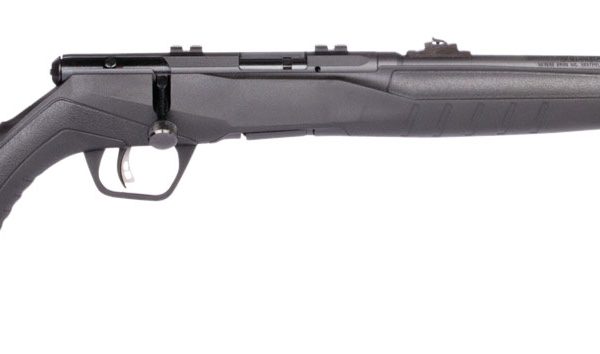 Savage Arms 70214 B22 F Compact 22 LR Caliber with 10+1 Capacity, 18" Barrel, Matte Blued Metal Finish & Matte Black Synthetic Stock Right Hand