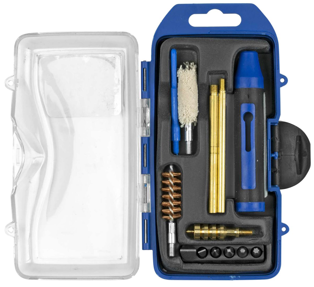 Dac Gm45P Gunmaster Cleaning Kit 44 Cal &Amp; 45 Cal Pistol/14 Pieces Black/Blue