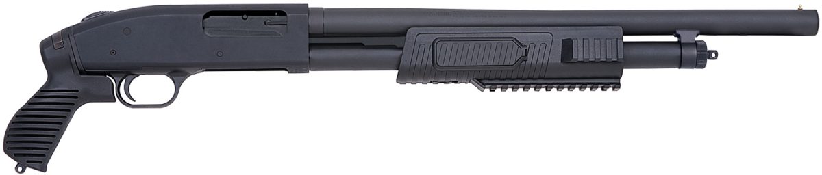 Mossberg 57340 500 Jic Flex 12 Gauge 5+1 3&Quot; 18.50&Quot; Cylinder Bore Barrel, Matte Blued Metal Finish, Synthetic Flex Pistol Grip Stock, Includes Custom Carry Case