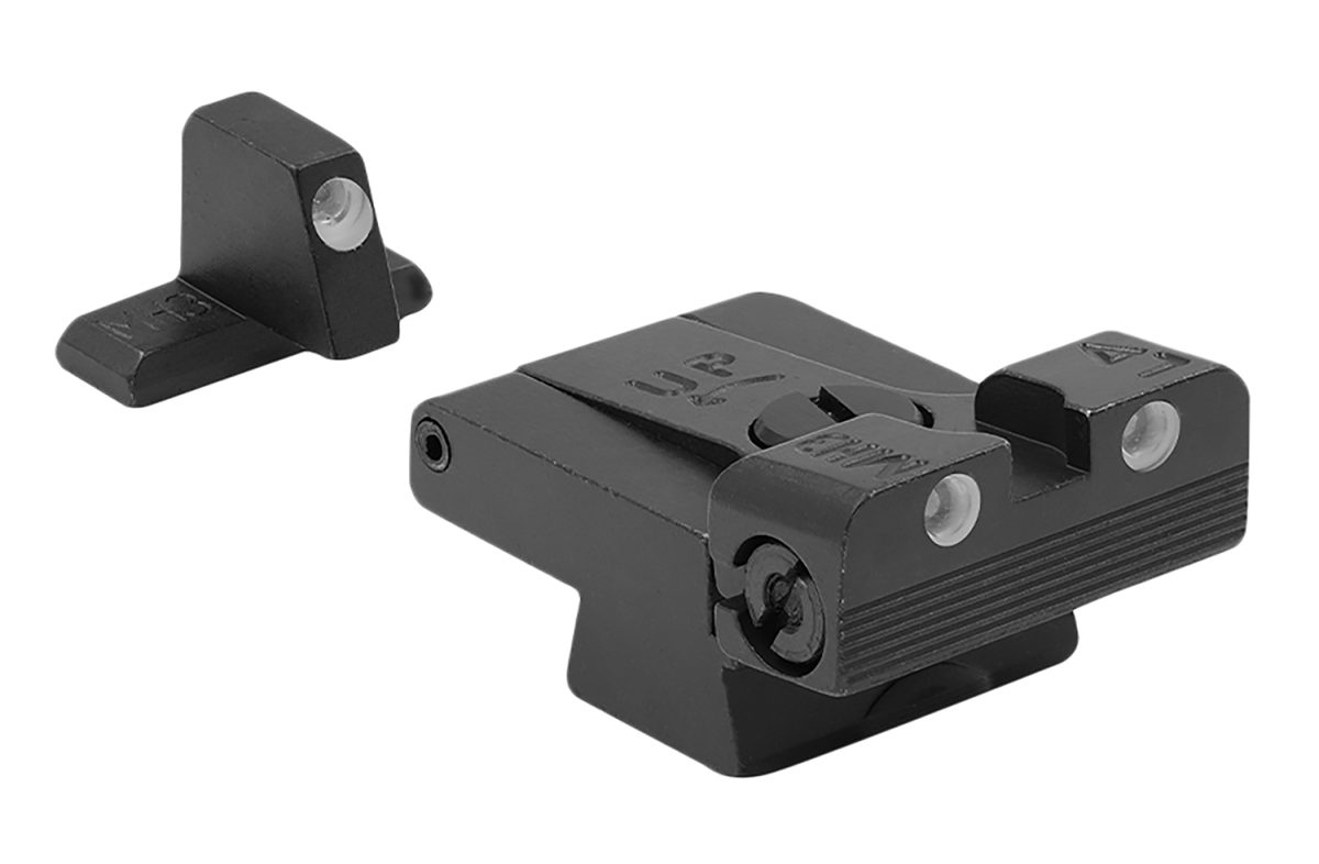 Meprolight Usa 215163101 Tru-Dot Adjustable Sights  Green Tritium White Outline Front Sight-Green Tritium White Outline Rear Sight H&Amp;K Usp Full Size/Compact