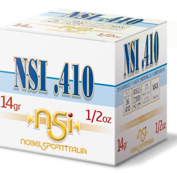 Nobel/eurosports Llc ANS41275  Club USA 410Gauge 2.50" 1/2oz 7.5Shot 25 Per Box/10 Case