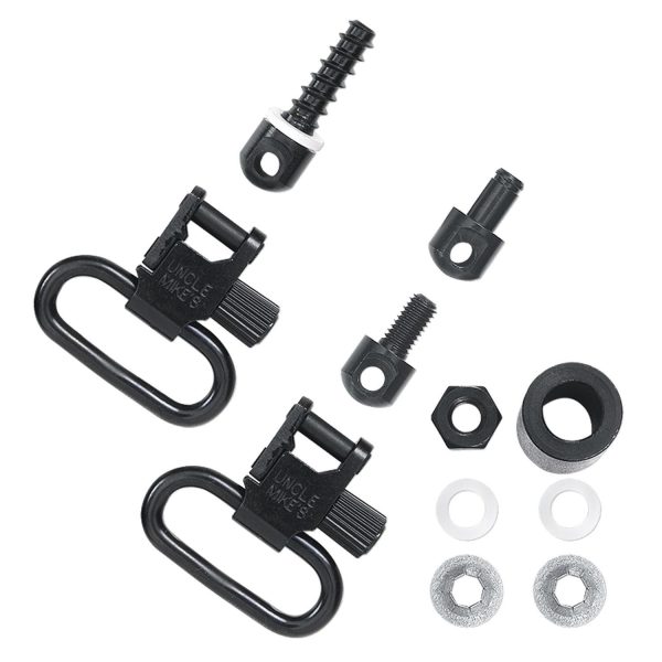 Uncle Mike's 12312 Super Swivel  Quick Detach 115 MCS Blued 1" Loop  Compatible w/Most Pump & Auto Shotguns