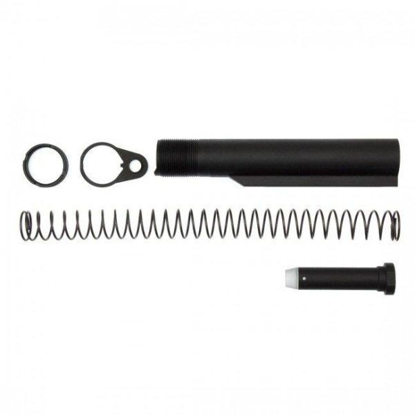 CMC Triggers 81626 Carbine Buffer Tube Kit Mil-Spec 6 Position AR-15 Black Anodized 7075-T6 Aluminum