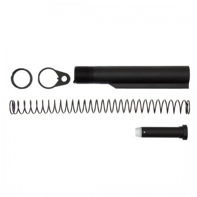 CMC Triggers 81626 Carbine Buffer Tube Kit Mil-Spec 6 Position AR-15 Black Anodized 7075-T6 Aluminum