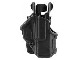 Blackhawk 410776BKR T-Series L2C Non-Light Bearing OWB Black Polymer Belt Slide Compatible w/Glock 48 Right Hand