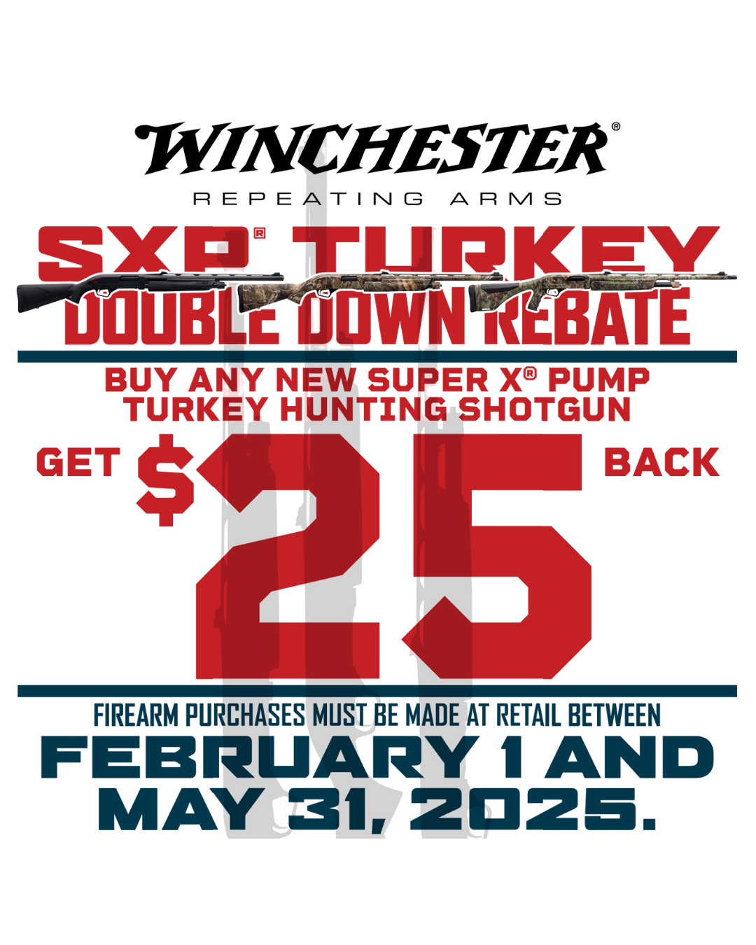 2025 Winchester Double Down Rebate