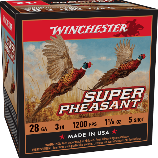 Winchester Ammo X283PH5 Super Pheasant  28Gauge 3" 1 1/8oz 5Shot 25 Per Box/10 Case