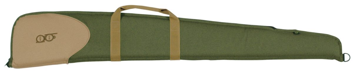Bob Allen 16505 Classic Shotgun Case Olive Green/Khaki 600D Polyester 52&Quot; Long Shotgun