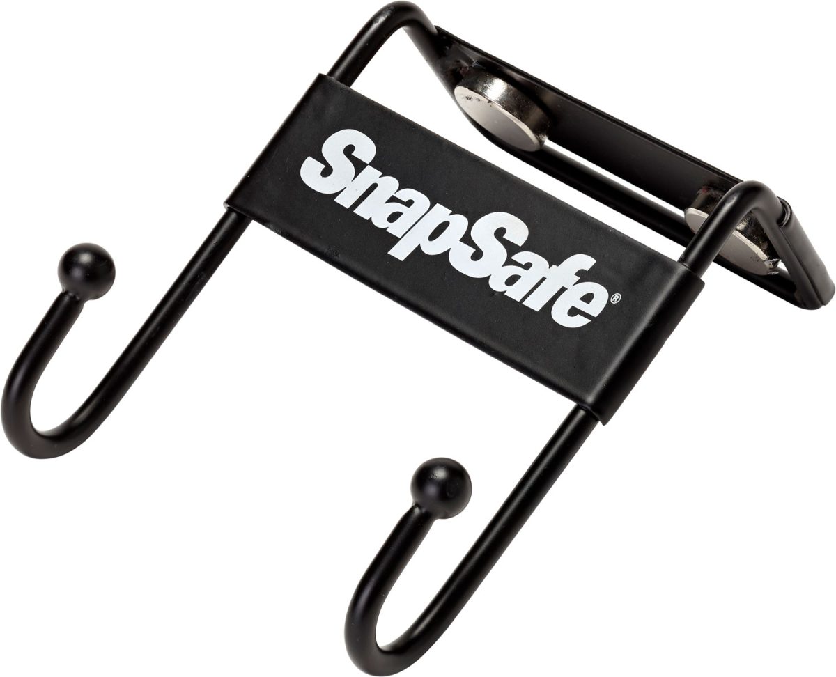 Snapsafe 75911 Magnetic Safe Hook  Black Steel Magnet
