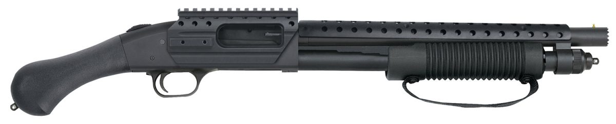 Mossberg 50648 590 Shockwave Spx 12 Gauge 3&Quot; 14.38&Quot; 5+1 Blued Black Fixed Raptor Birdshead Grip
