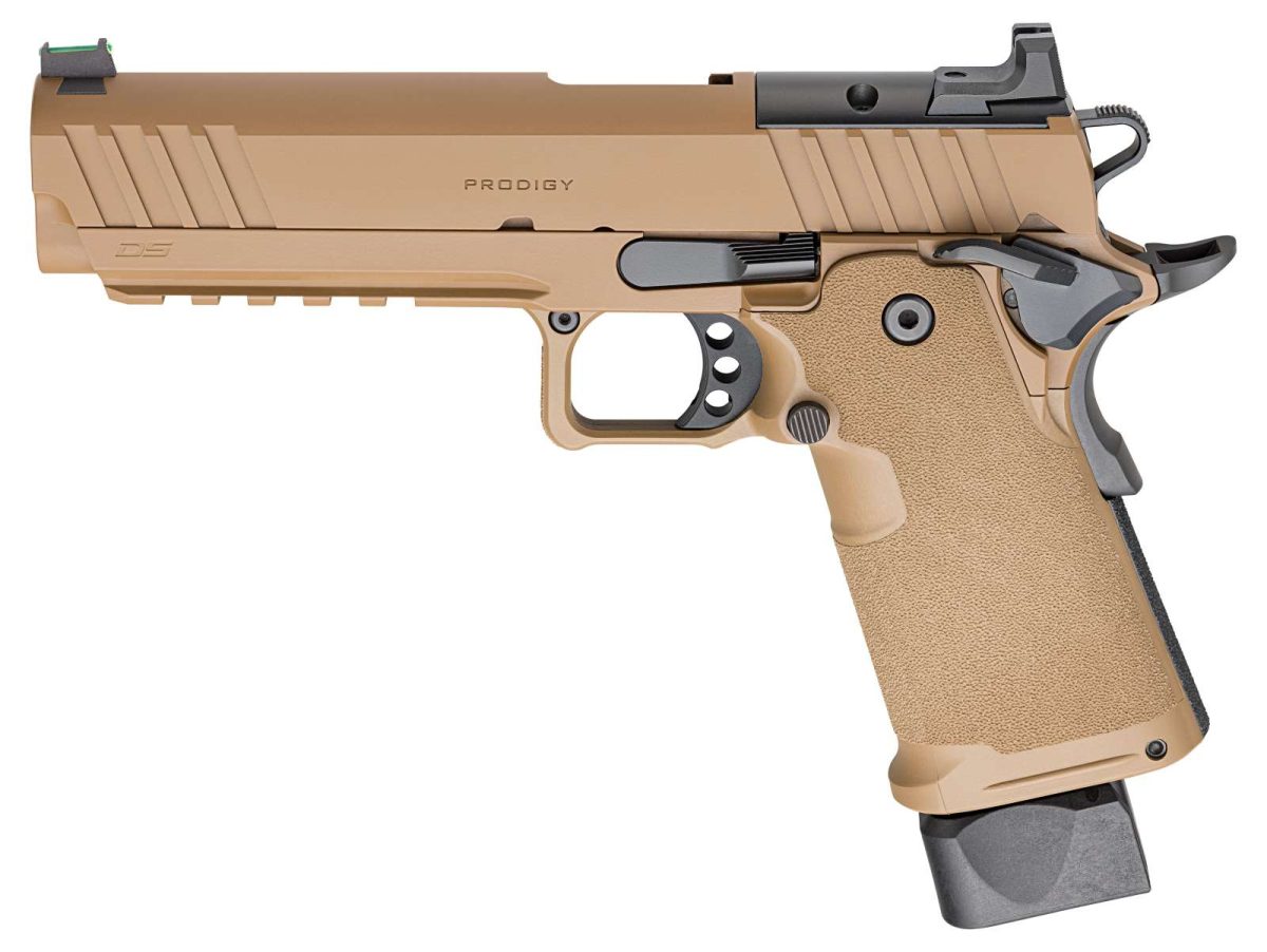 Springfield Armory 1911 Ds Prodigy Coyote Brown 5&Quot; 9Mm Pstl 1-17Rd 1-20Rd