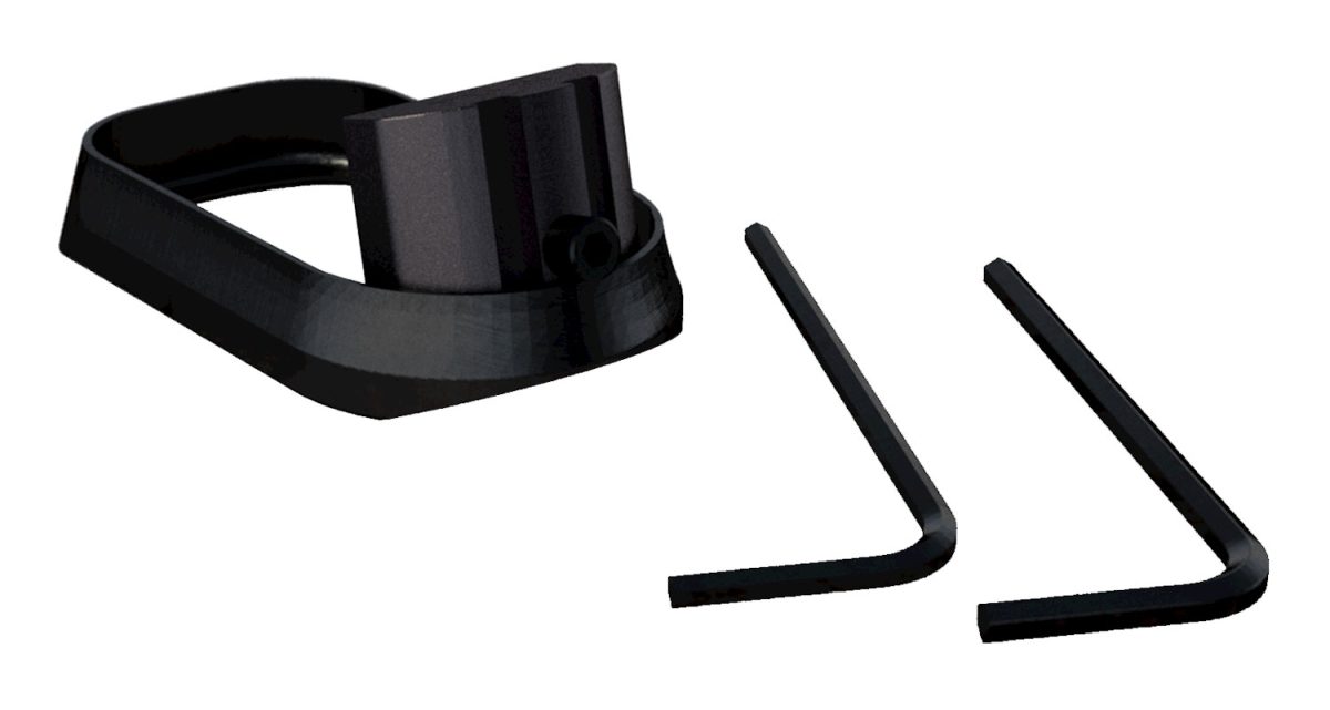 Rival Arms Ra70G211A Two Piece Magwell  Made Of Aluminum With Anodized Black Finish For Glock 19 Gen4