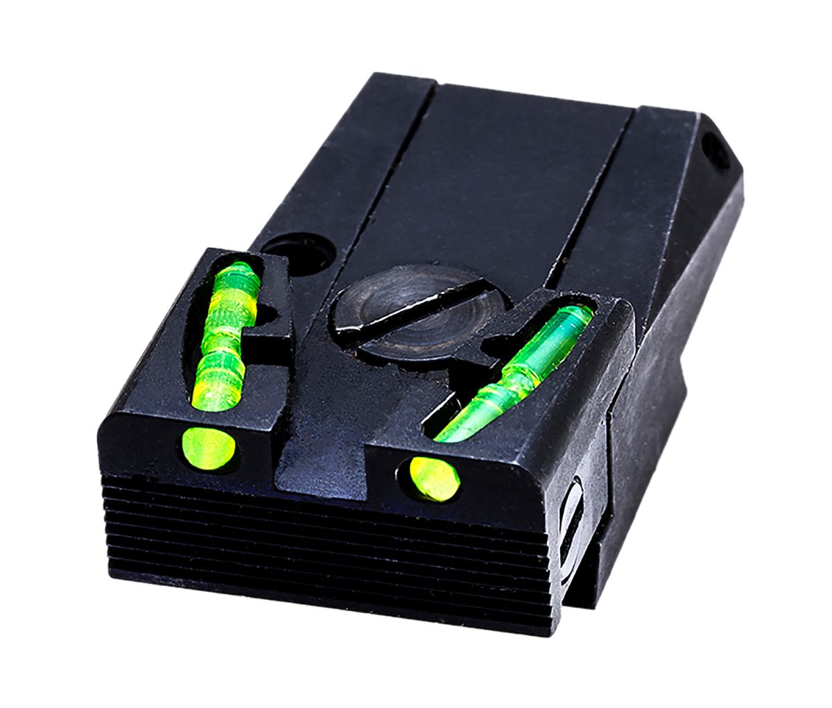 Hiviz Mkad211 Adjustable Rear Sight Ruger Mk I, Ii, Iii &Amp; Iv Green Fiber Optic