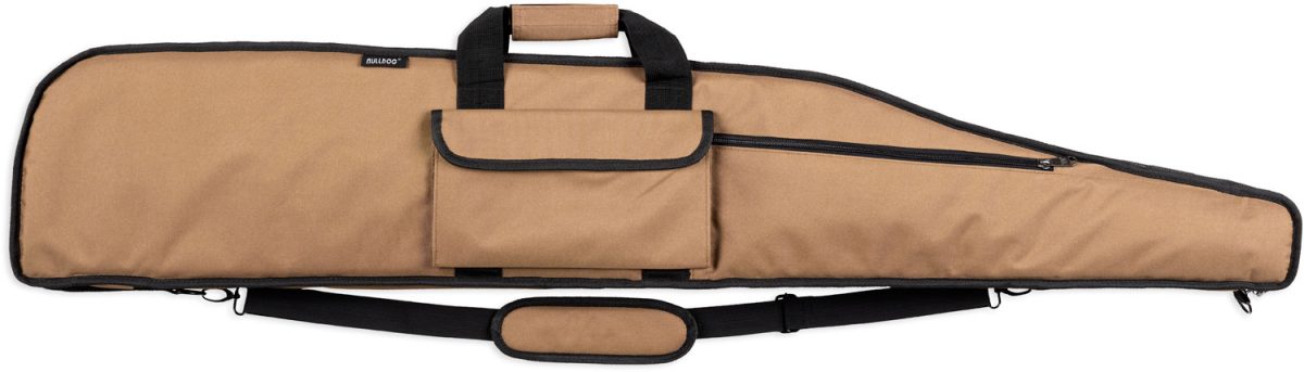 Bulldog Bd375 Long Range Rifle Case 55&Quot; Tan With Black Trim Water-Resistant Nylon Rifle