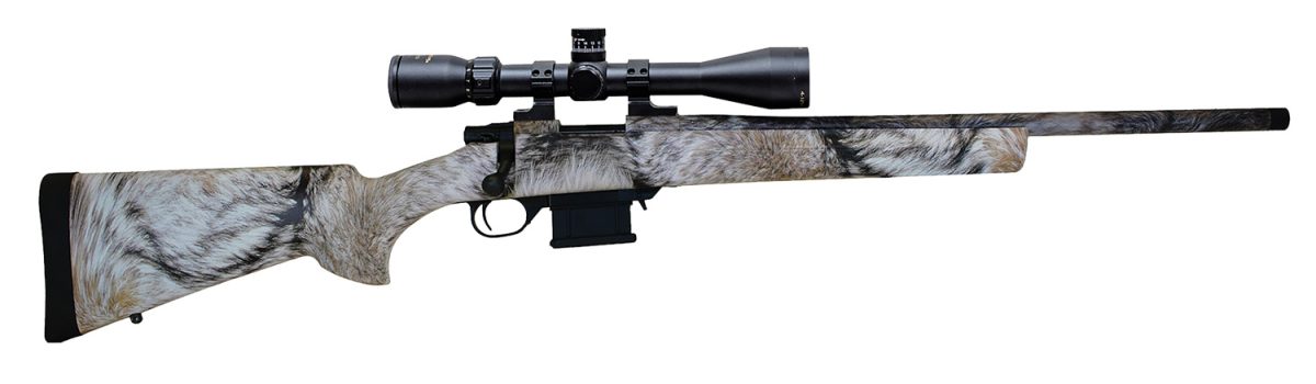 Howa Hma70222Fy M1500 Mini Action Full Size 223 Rem 5+1 20&Quot; Yote Camo Dip Threaded Barrel, Steel Receiver Drilled &Amp; Tapped, Fixed Hti Yote Synthetic Stock, Nikko Stirling Gamepro 4-12X40Mm