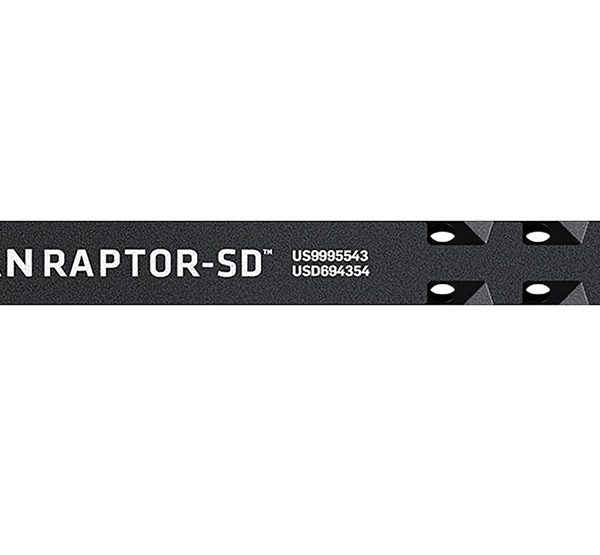 Radian Weapons R0561 Raptor SD Ambi Charging Handle, Radian Gray, Gas Ported Shaft, Fits Mil-Spec AR-15/M16 Platform