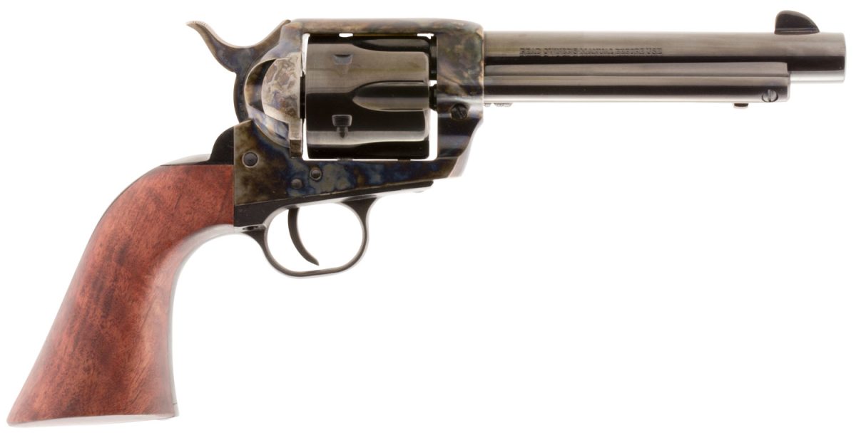 Traditions Sat73048 1873 Froniter 357 Mag 6Rd 5.50&Quot; Blued Cylinder &Amp; Barrel Color Case Hardened Steel Frame Walnut Grip