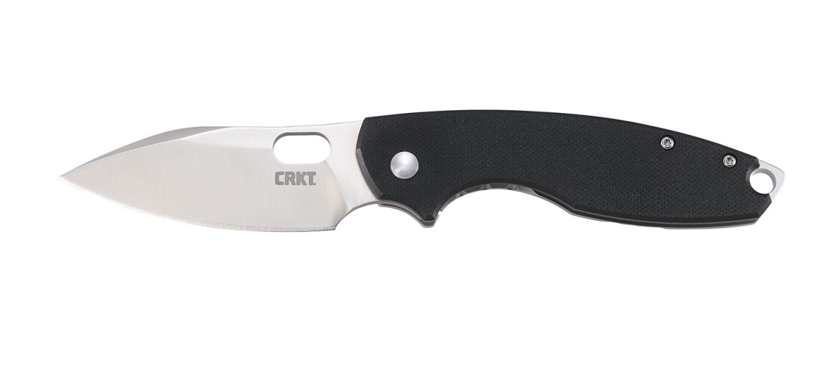 Crkt 5317 Pilar Iii 2.97&Quot; Folding Spear Point Plain Satin 8Cr13Mov Ss Blade/ G10 Black/Ss Handle Includes Pocket Clip