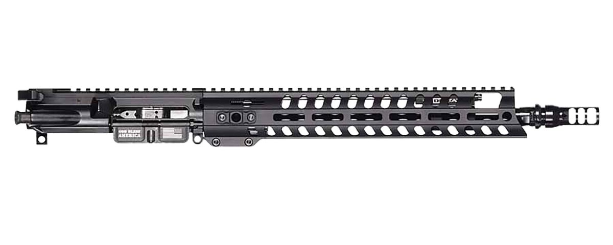 Patriot Ordnance Factory  Renegade + Complete Upper 5.56X45Mm Nato 10.50&Quot; Black Nitride Barrel Aluminum Black Anodized Receiver 9&Quot; M-Lok Handguard Adjustable Block