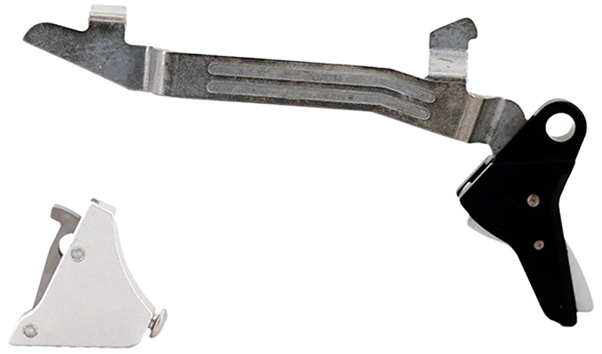 Timney Triggers Alphaglock5 Alpha Competition 9Mm Luger/40 S&Amp;W/22 Lr, Silver Straight Trigger, Compatible W/Glock Gen5 &Amp; Glock 44