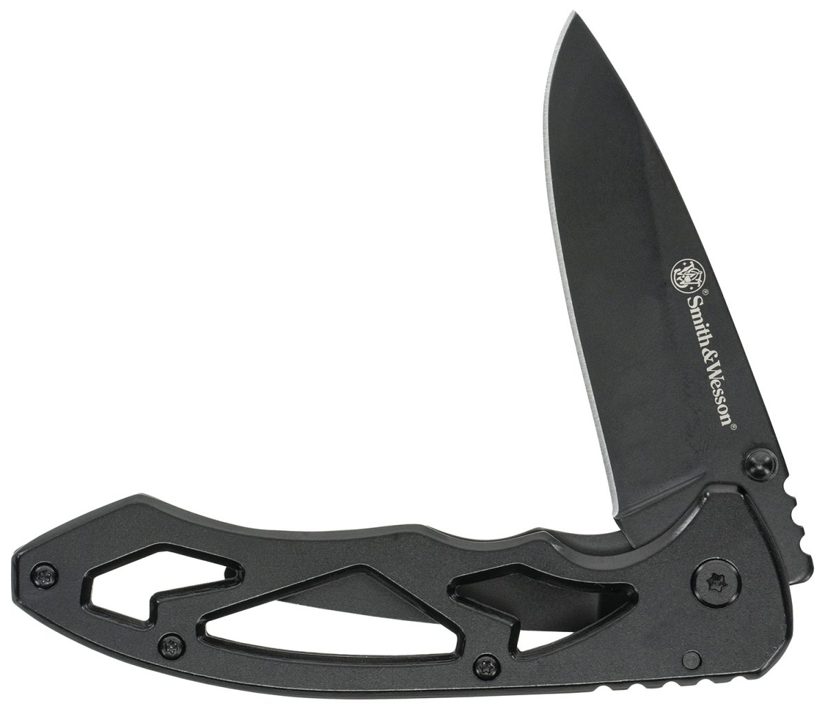 Uncle Henry Ck400Lcp Skeletonized  Large 3&Quot; Folding Drop Point Plain Stainless Steel Blade 4.40&Quot; Handle Includes Pocket Clip
